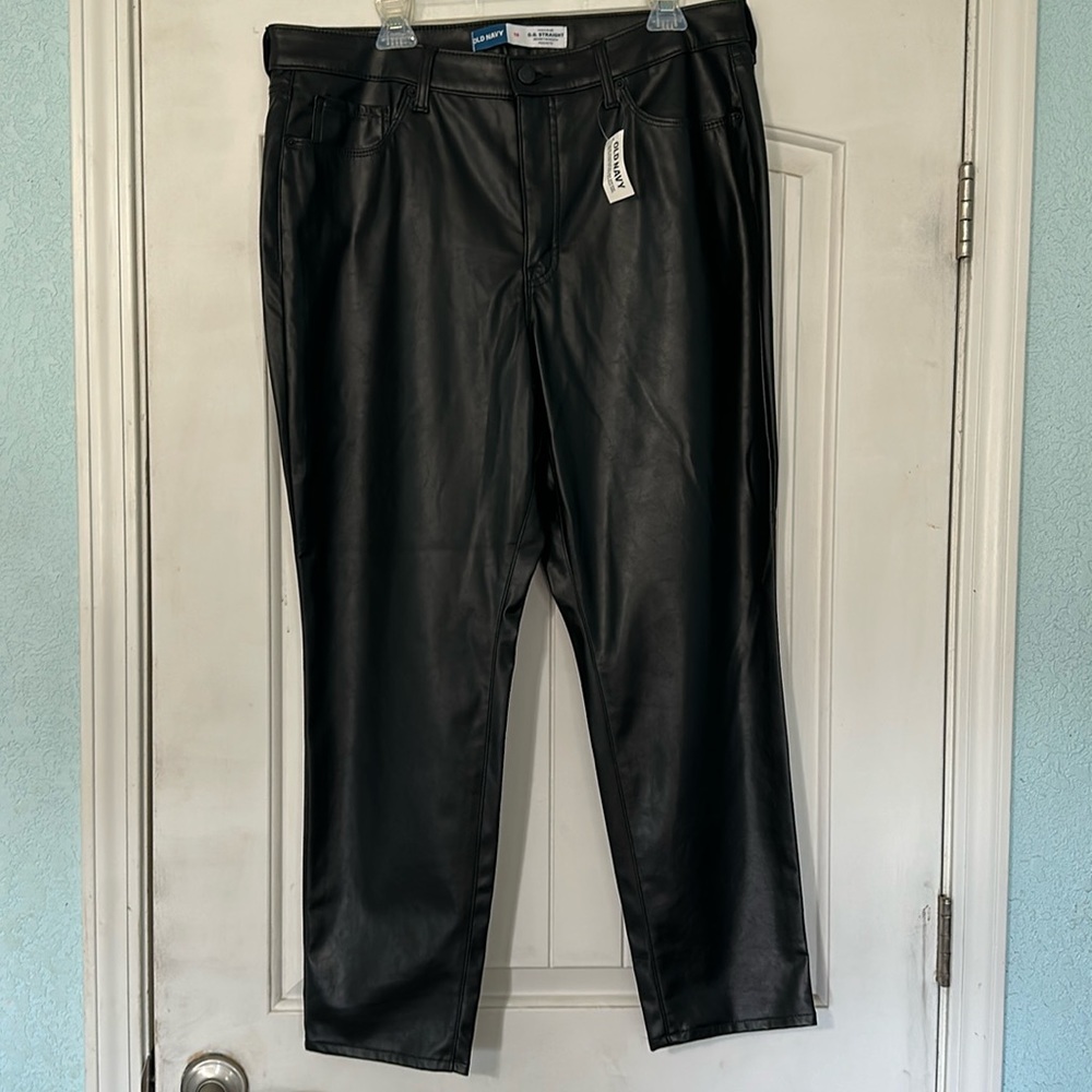 Old Navy Faux Leather Pants